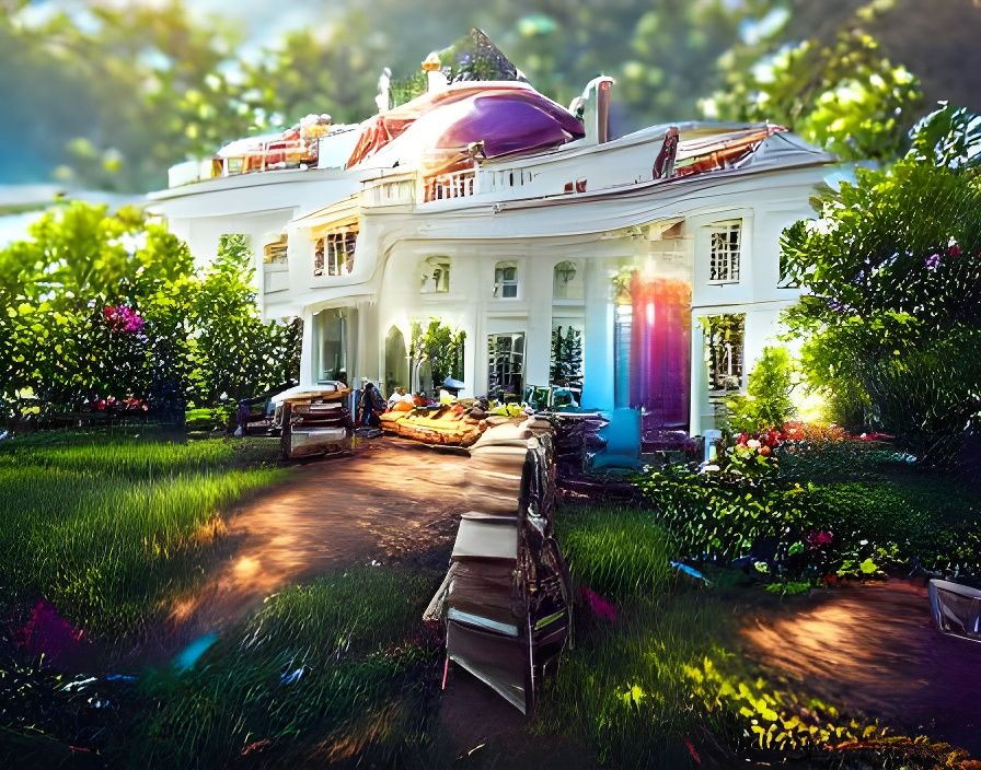 Idyllic Scene by White House: Digital Concept Art
