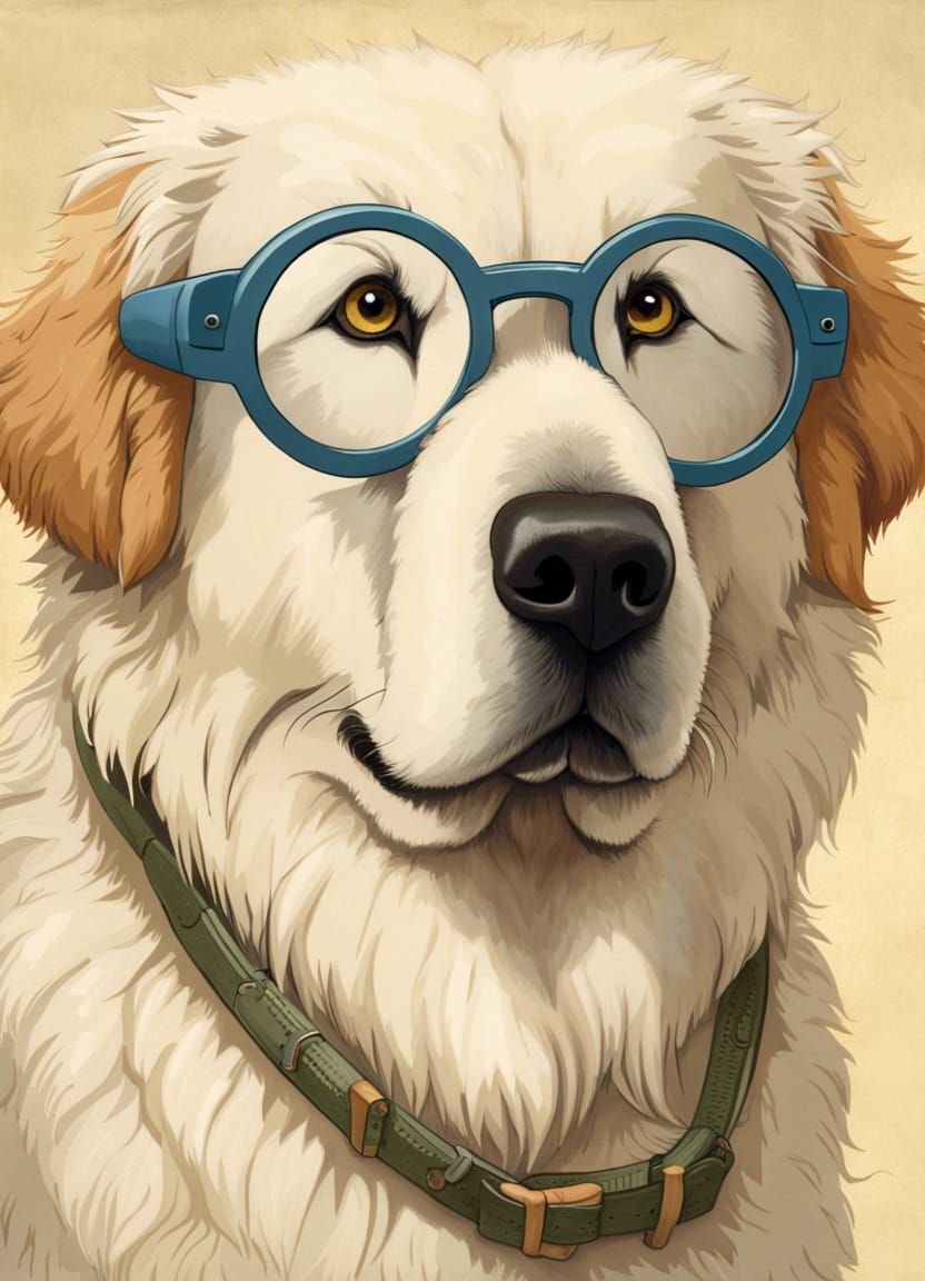 Big Glasses for a Big Dog