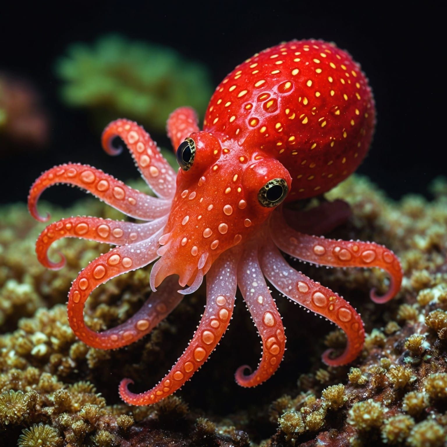 Strawberry Squid: Bioluminescent Jewels of the Deep