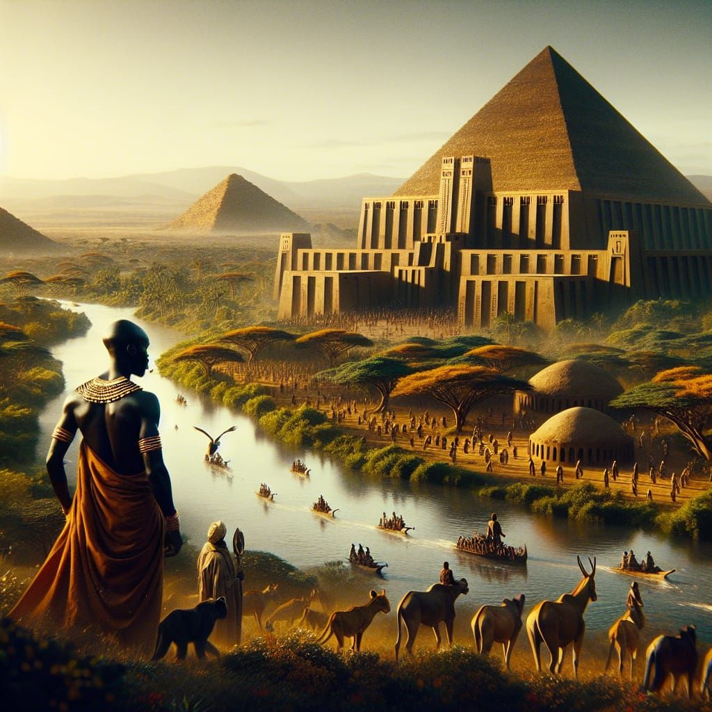 African Culture in Hyper-Realistic Oil Painting