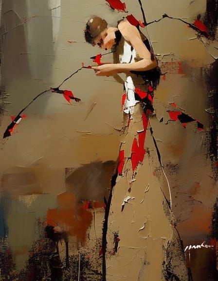 Portrait in Andre Kohn's Expressive Style