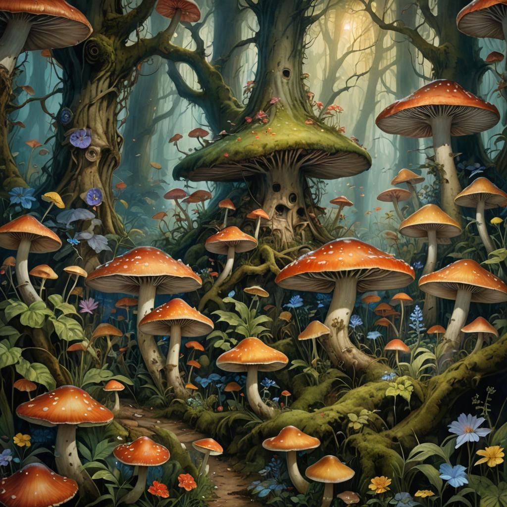 Magical Mushroom Grove