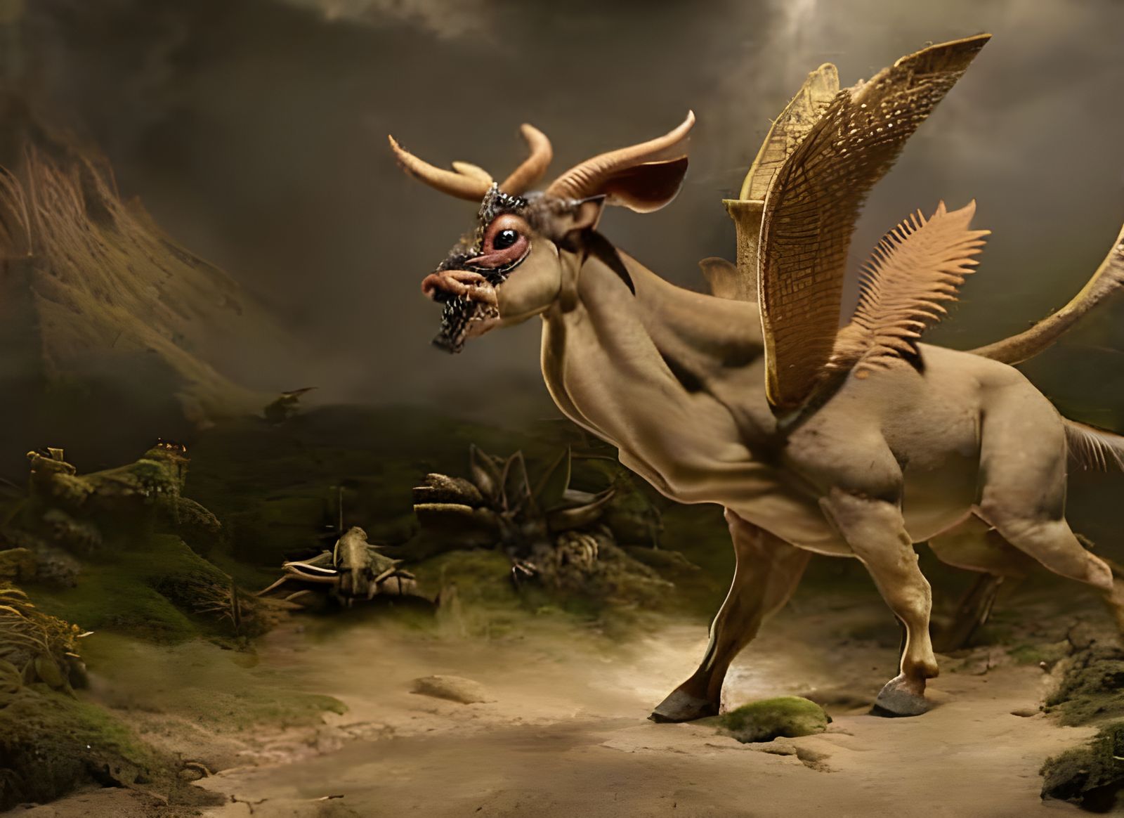 Surreal Restaurant with Bizarre Alien Cuisine