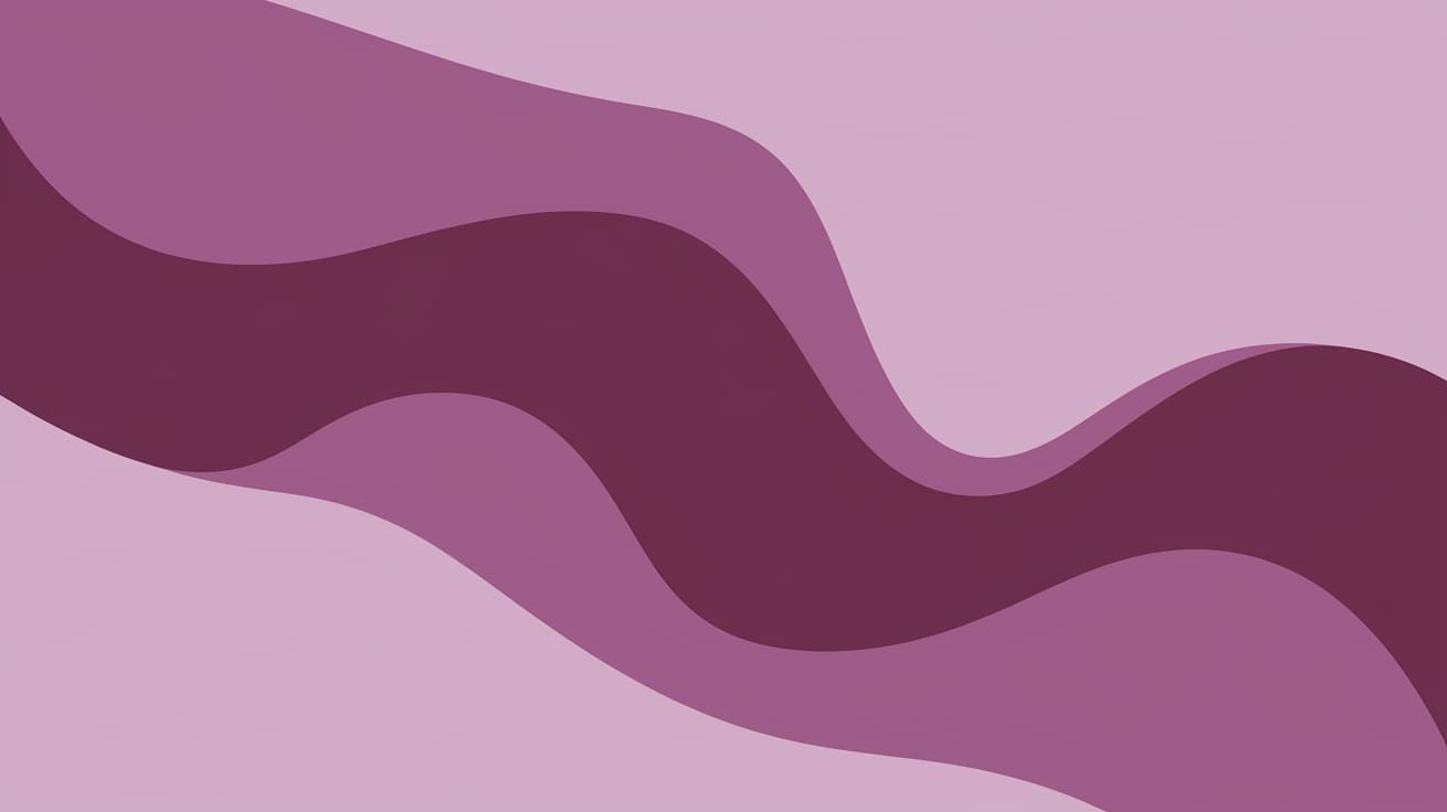 Fluid Mauve Abstract Art