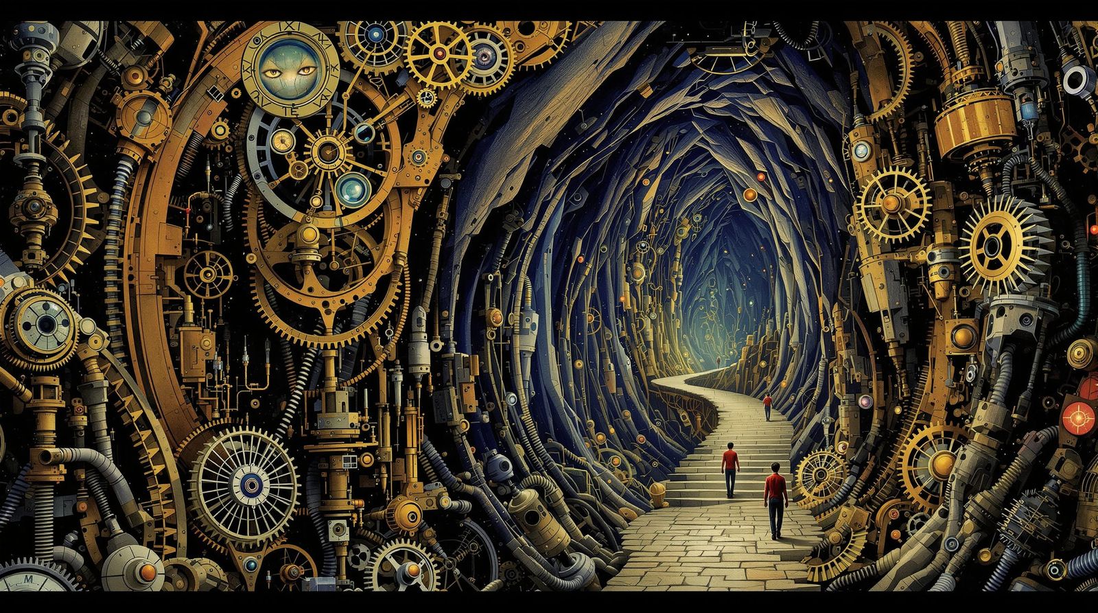 Mechanical Underworld Journey in Clockwork Canyon