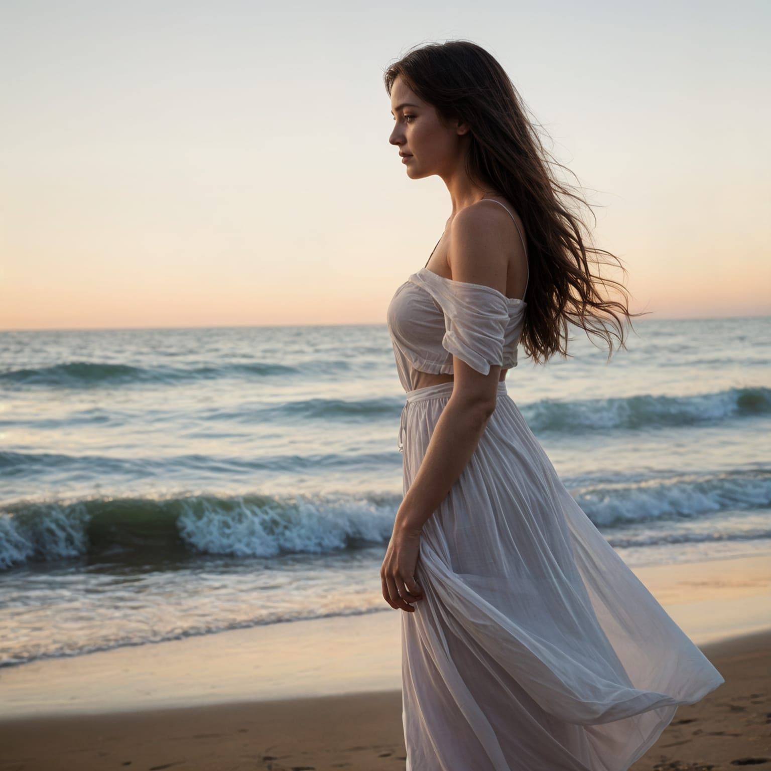 Ethereal Figure in Soft Light