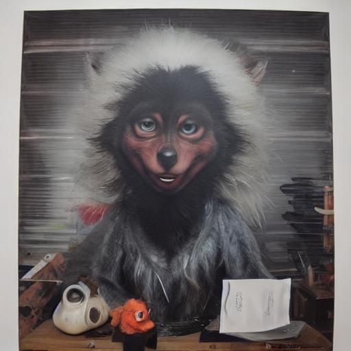 Sinister Skunk Animatronic in Abandoned Arcade