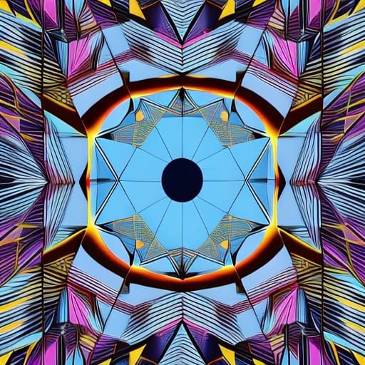 Dancing Under Diamond Sky: Pop Art Screen Print