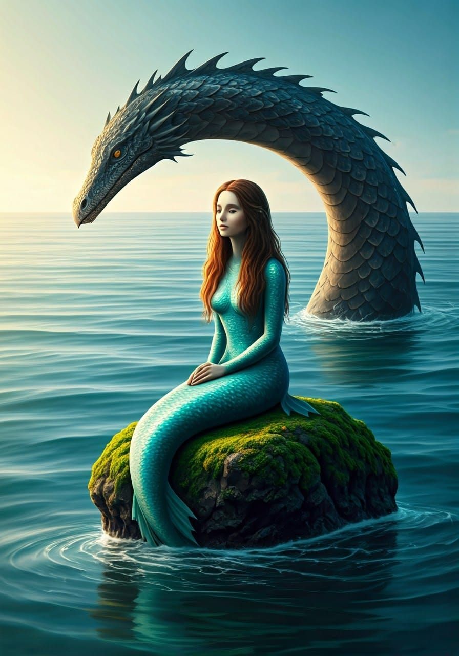 Selkie and Muckie in a Cerulean Sea