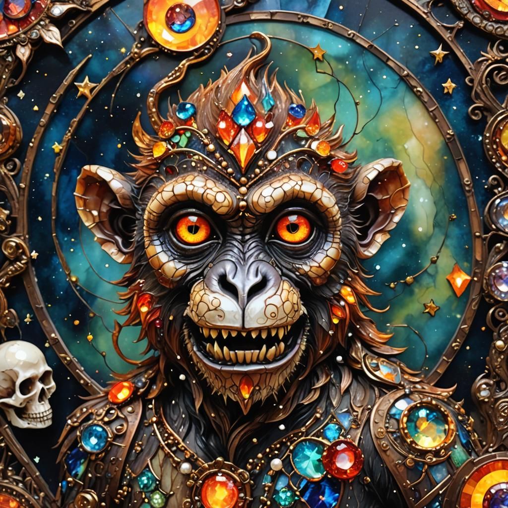 The Gilded Fire-Monkey