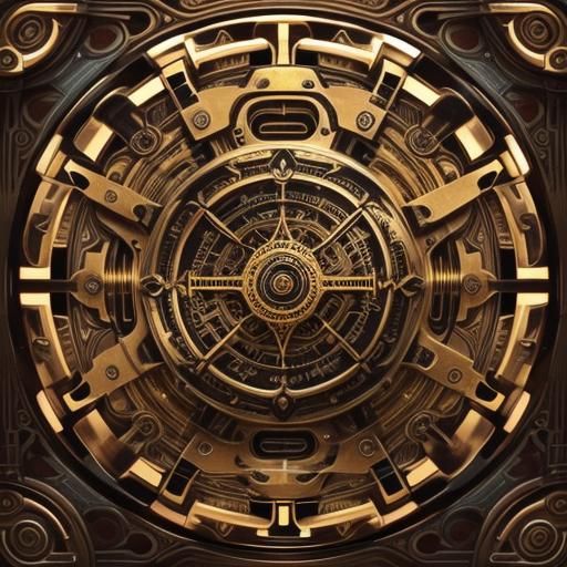 Intricate Steampunk Gears in Motion