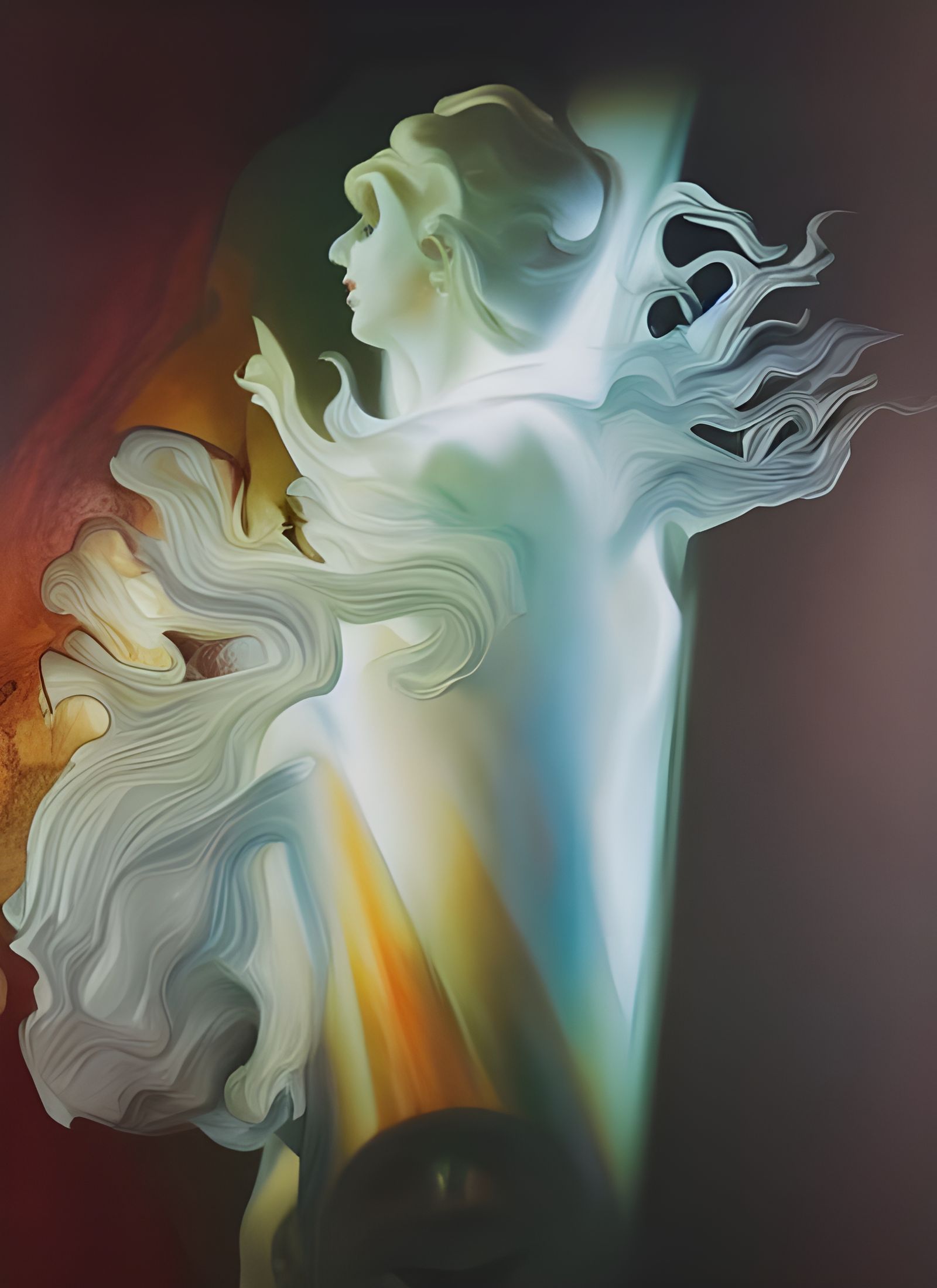 Pulsating Ring Around Earth in Dreamy Light