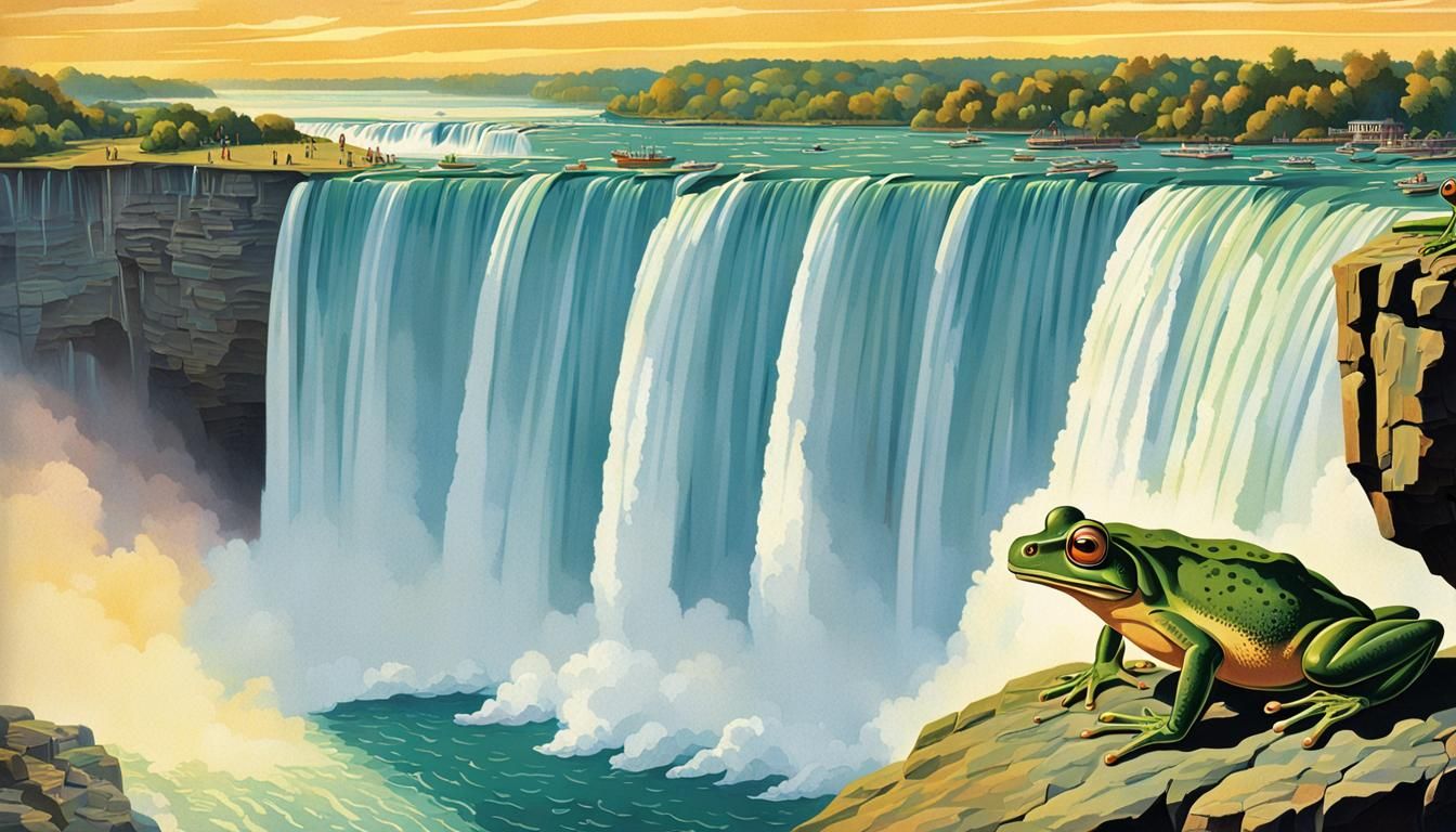 Niagara Falls: Vintage Travel Poster Art