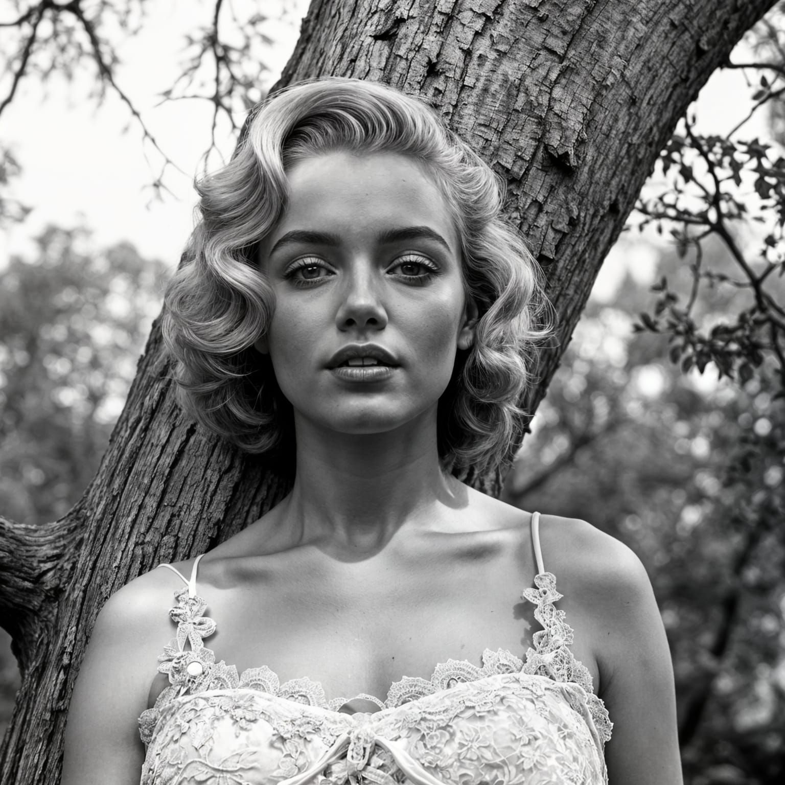 Marilyn Monroe in Forest, Los Angeles