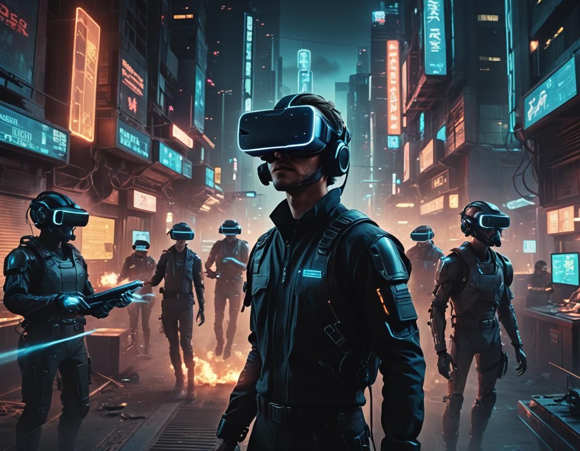 third person view, evil drones, game, screenshot, hacking te...