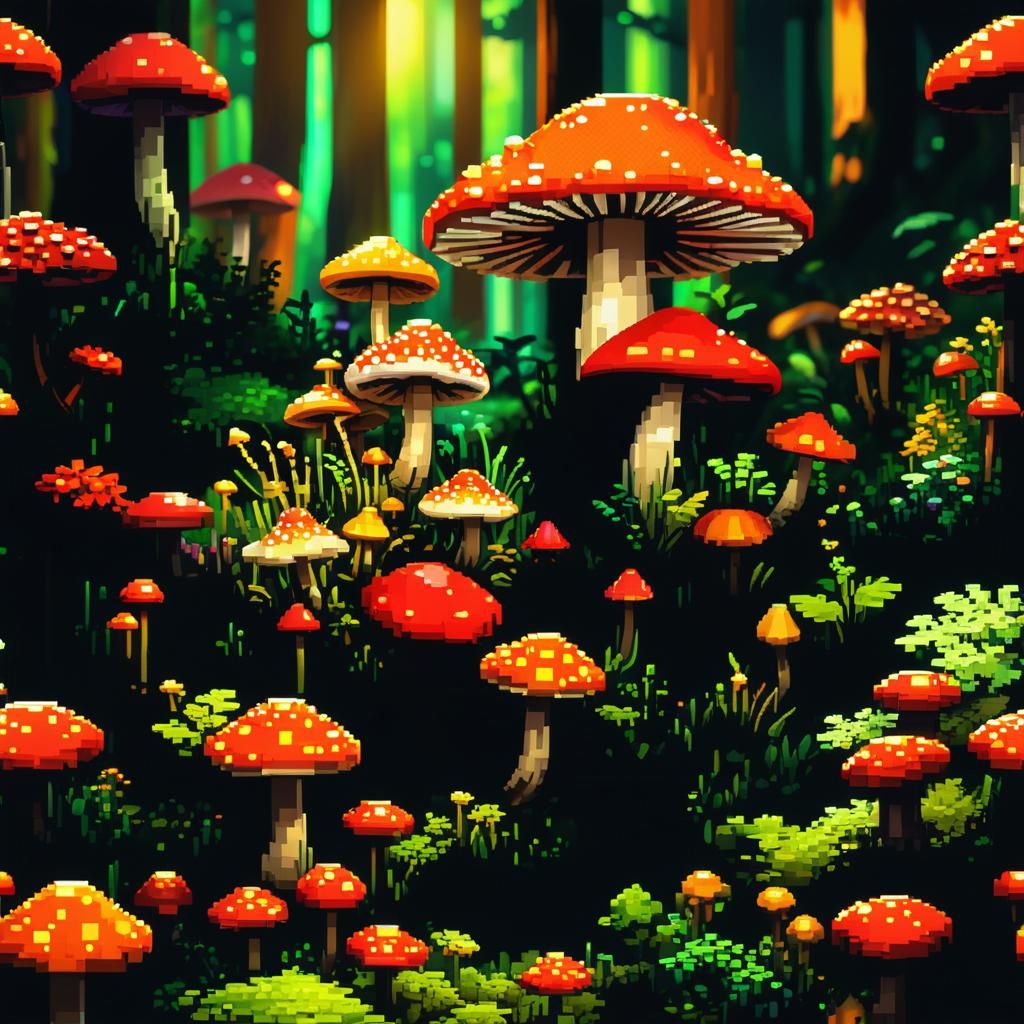 Toadstool Pixel Art