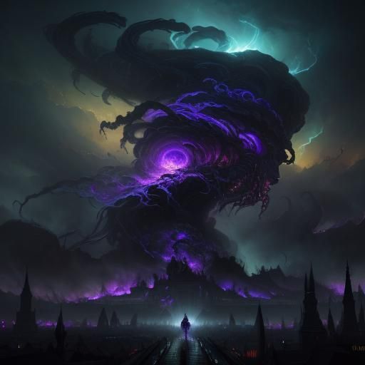 Tornado of Souls: Dark Fantasy Concept Art