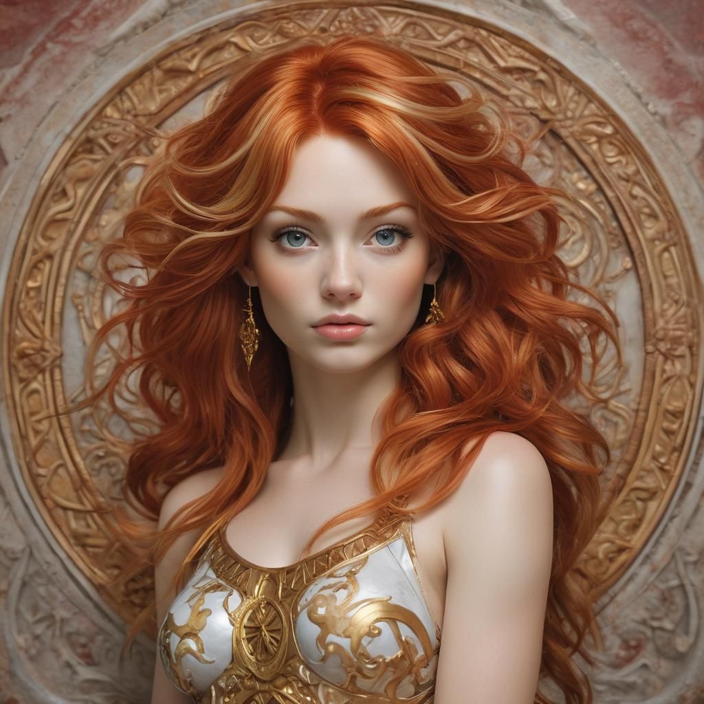 Guardian Goddess Angela Portrait