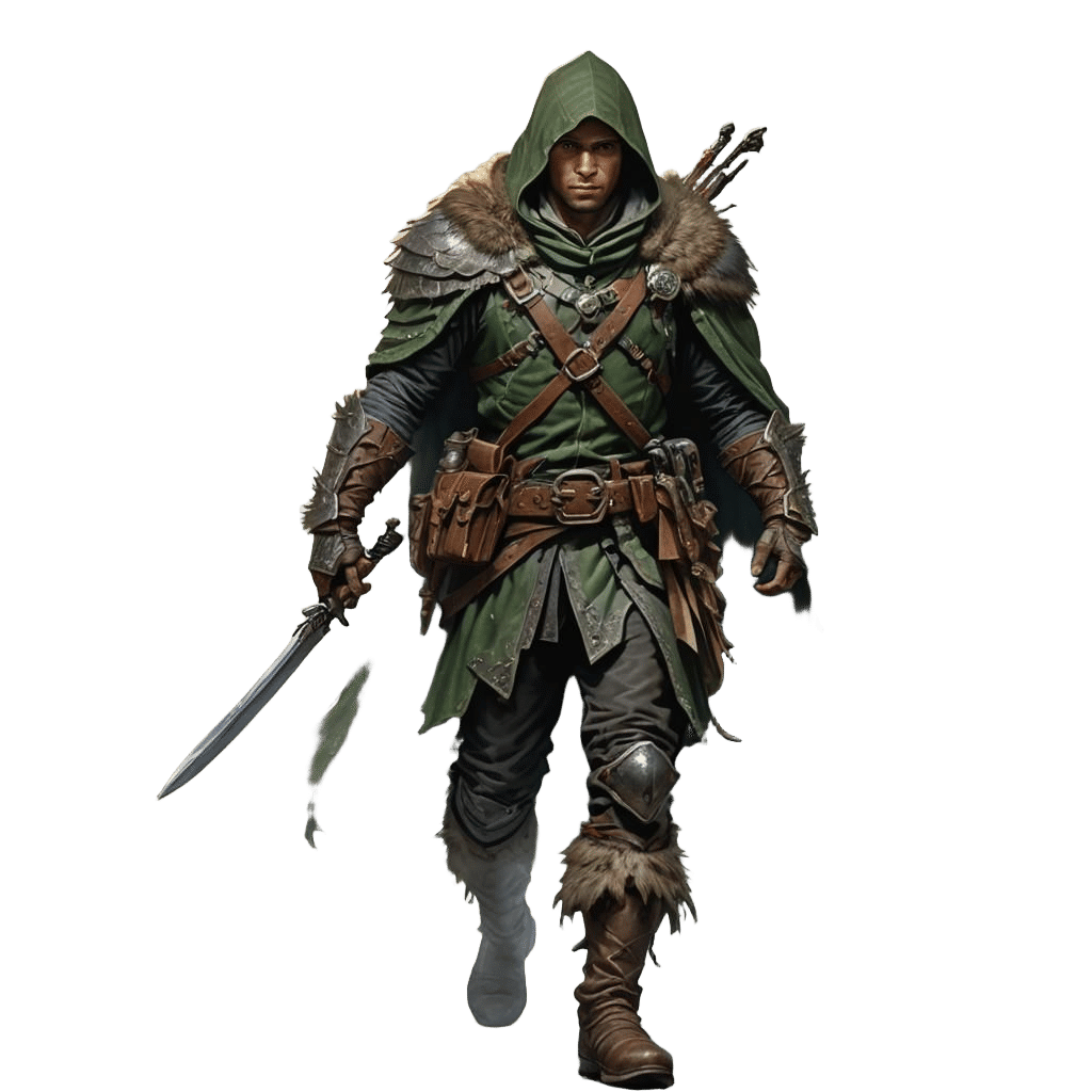 D&D Ranger in Ethereal Fantasy Style