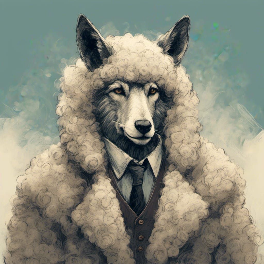 Wolf in Sheep's Clothing, Deceptive Portrait