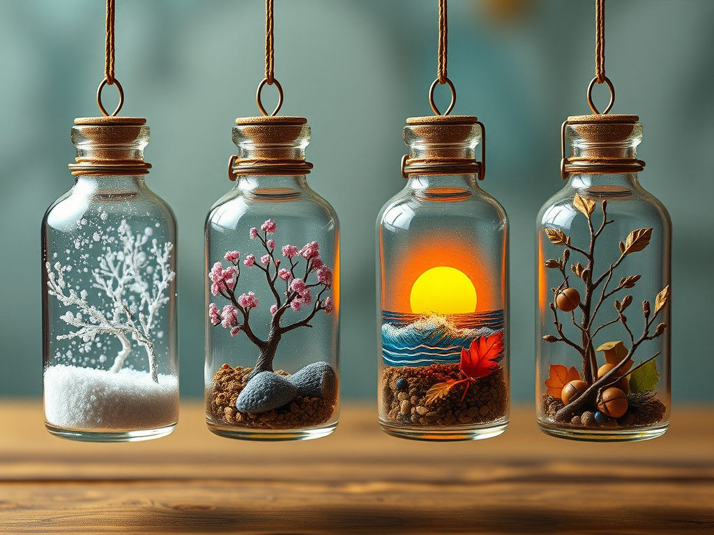 Vibrant Glass Orbs Contain Miniature Worlds