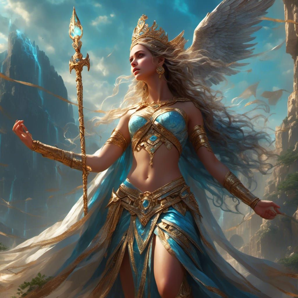 Hyperrealistic Portrait of Semele, Theban Princess