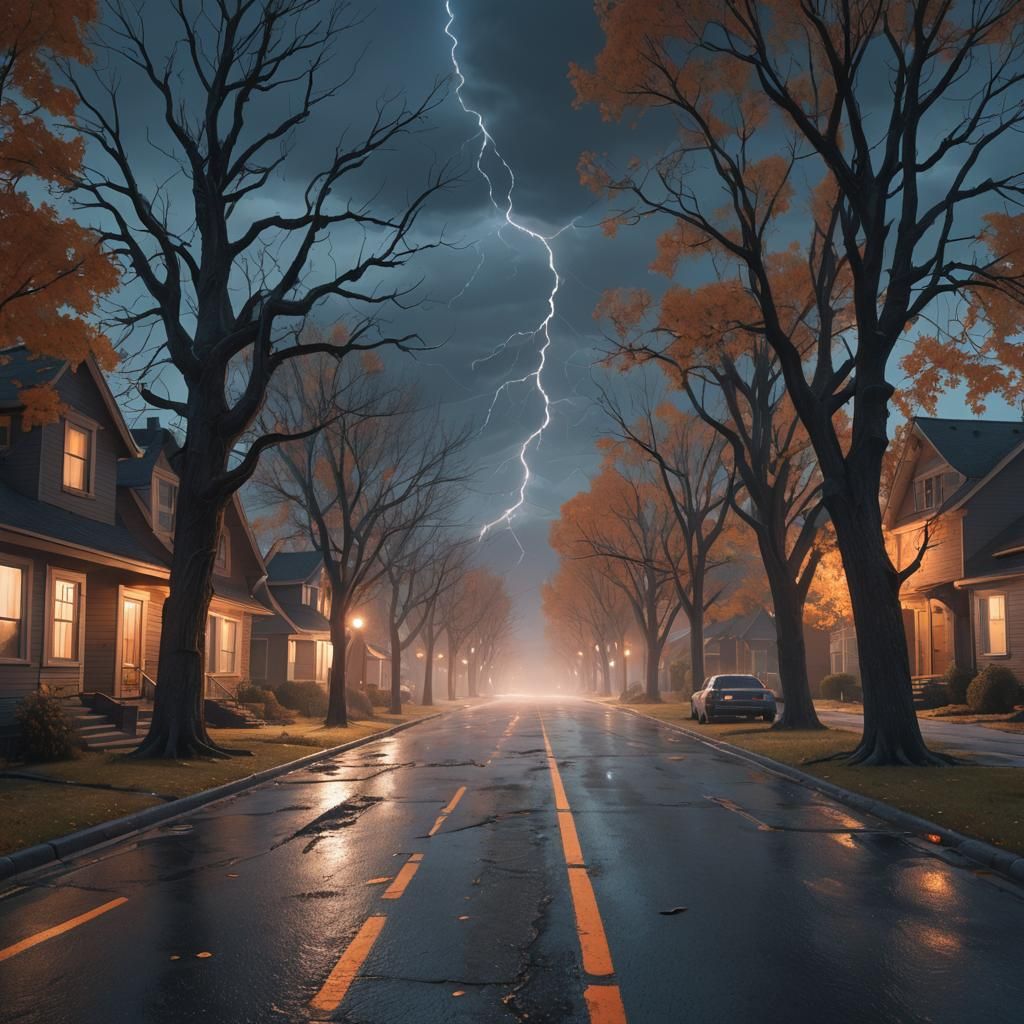 Lightning Strikes a Lonely Neighborhood: Fantasy Realism
