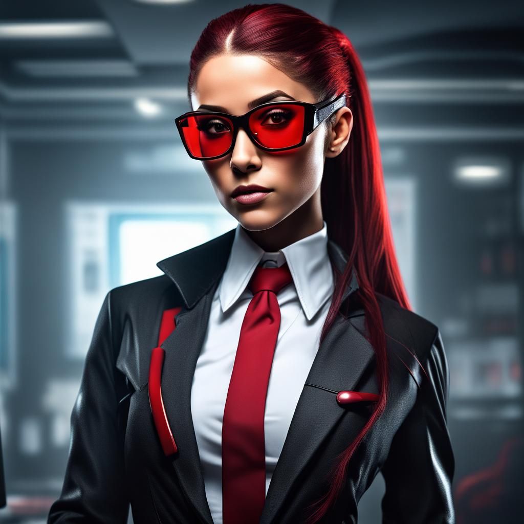 Cyberpunk Doctor in High Fashion Style