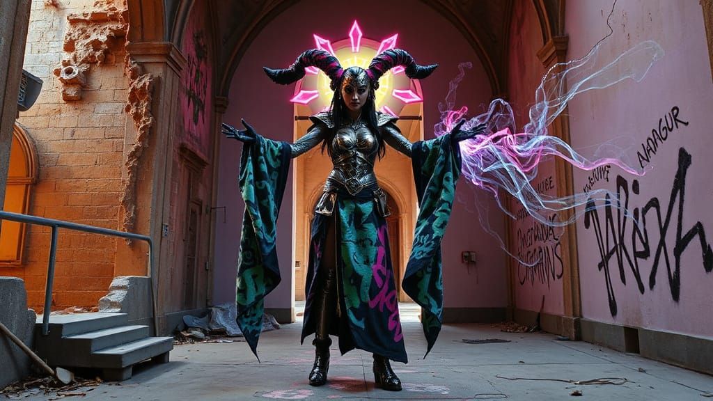 Metaphysical Agent's Cyberpunk Transformation