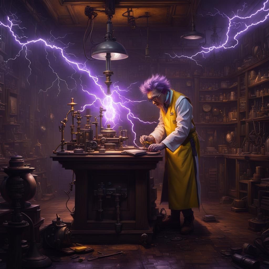 Mad Scientist's Lab: Dark Fantasy Concept Art