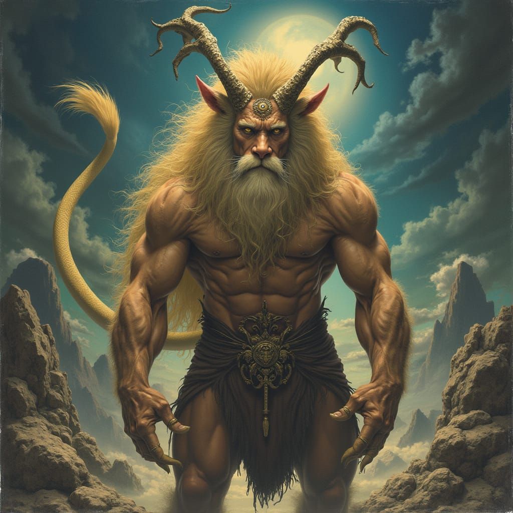 Chimera Dreamscape Inspired by Surreal Fantasy Art