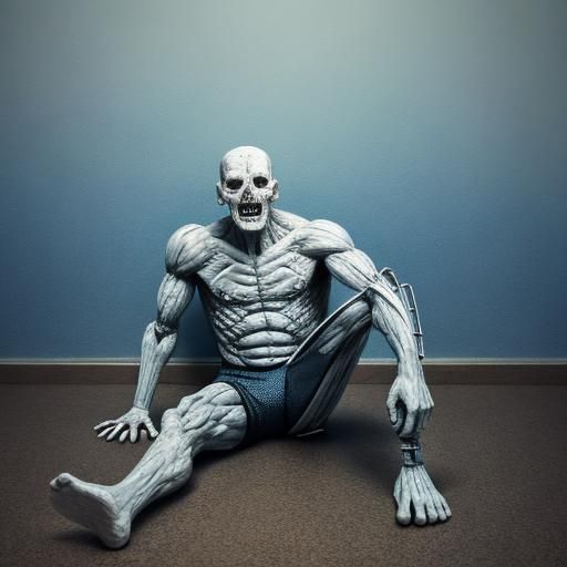 Amputee Experiencing Phantom Limb Pain