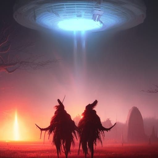 Dark Fantasy Close Encounter in 8K Resolution