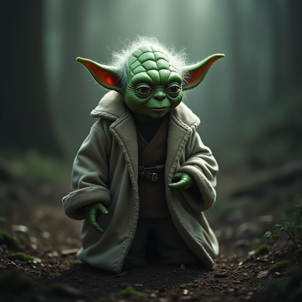 Yoda in Cinematic Hyperrealism
