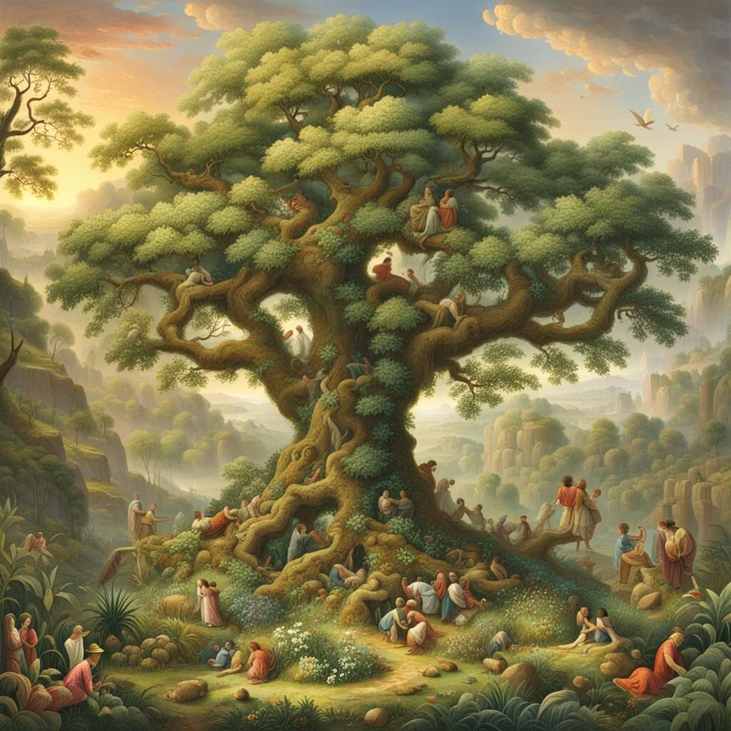 AI's Vision of Eden's Tree