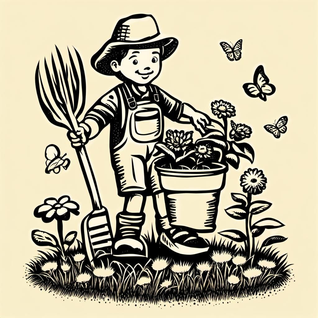 The Joy of Gardening Realized by AI