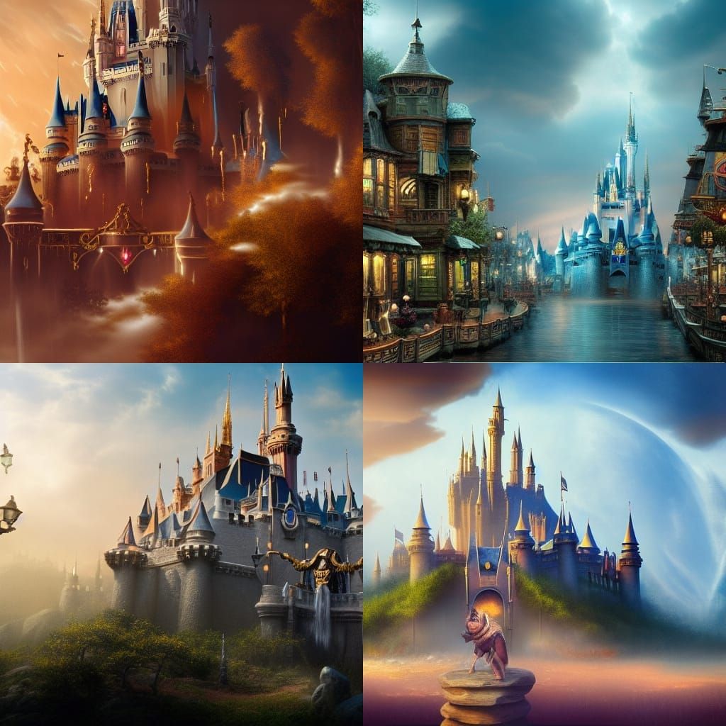 Epic Cinematic Disney-Style Digital Matte Painting