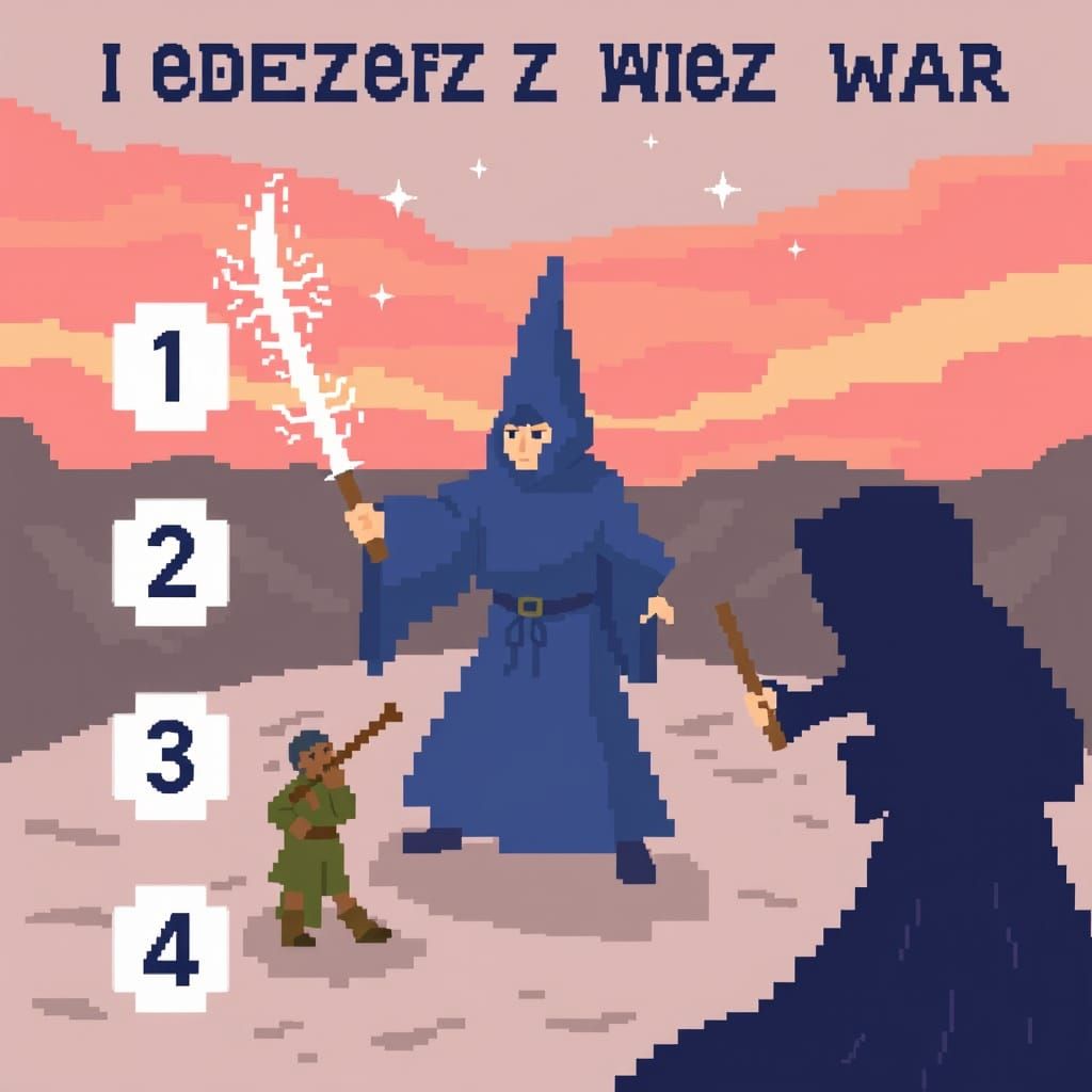 Wizard War Declared: Numbers 1, 2, 3, 4