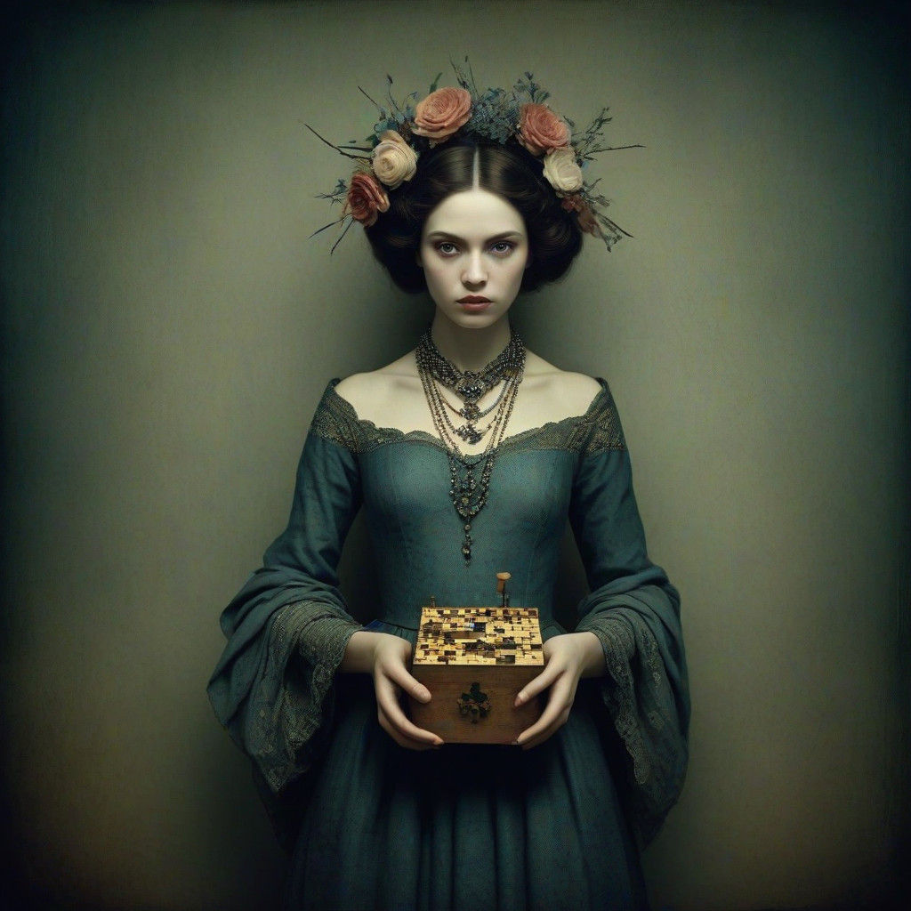 Midnight Enigma Unveiled in Intricate Darkness