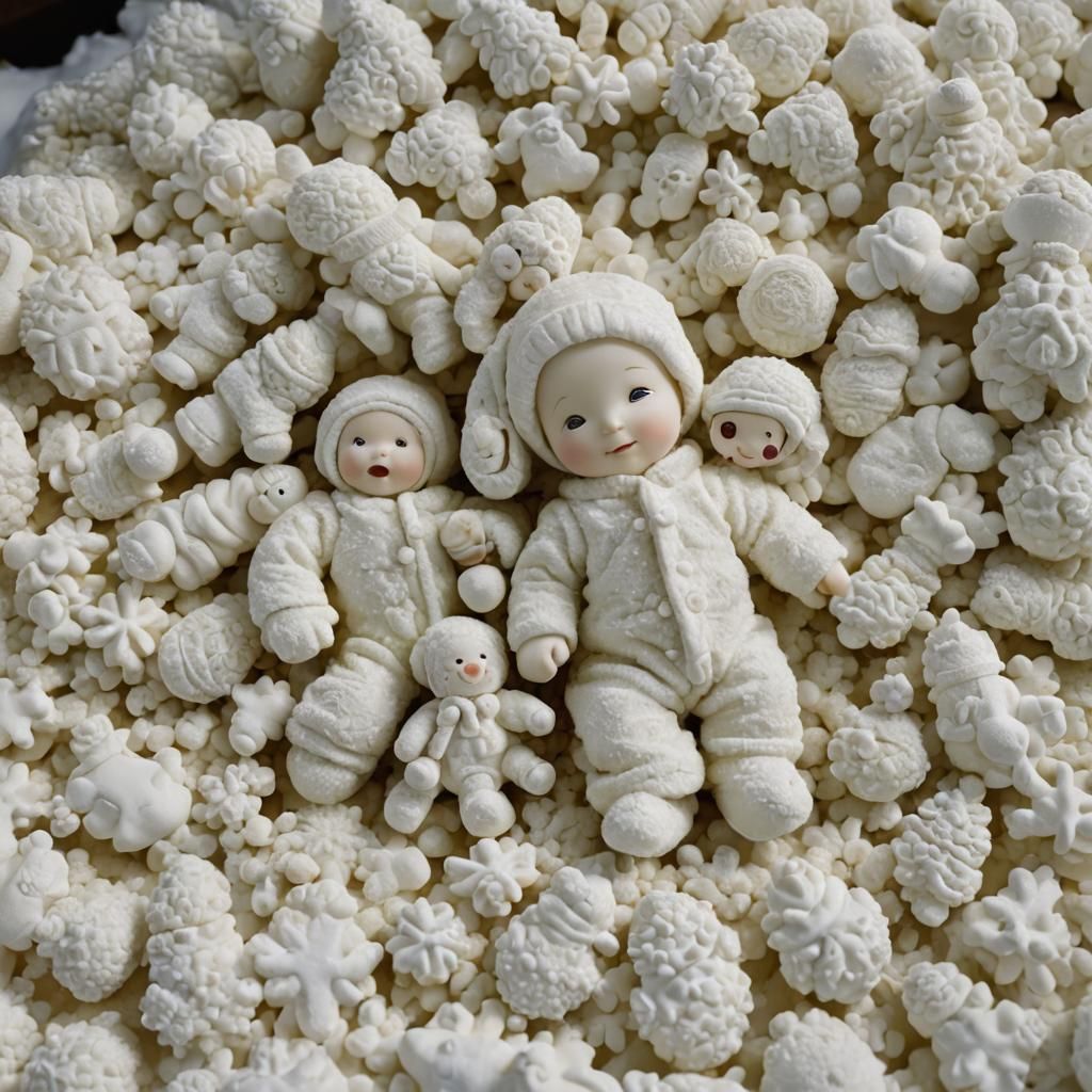 Snowbabies who's in my bed?