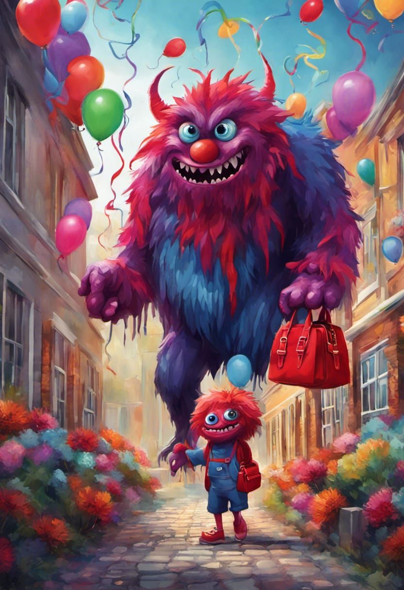 Scary Monster’s First Day at School