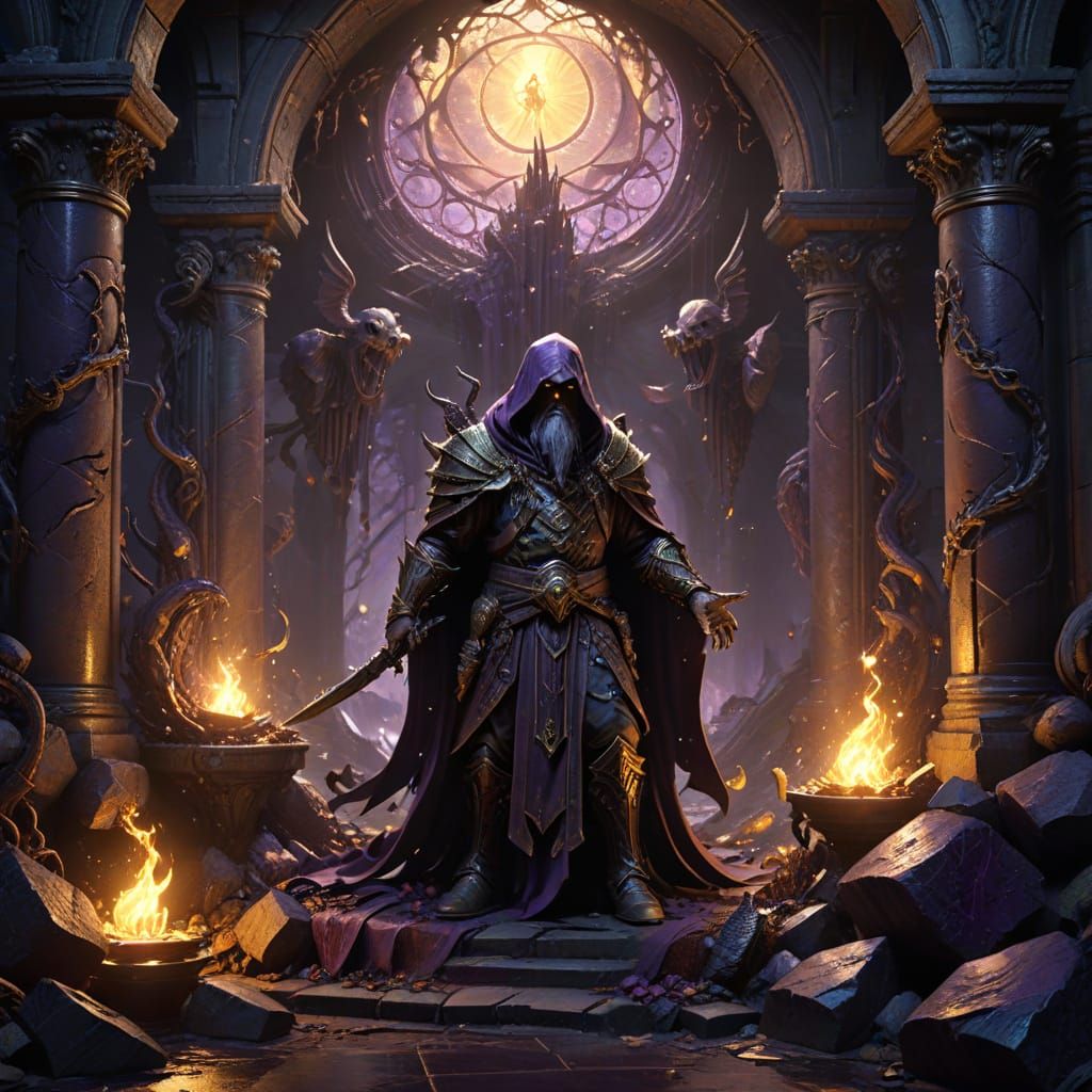 Ethereal Skaven Wizard Conjures Warpstone Beasts