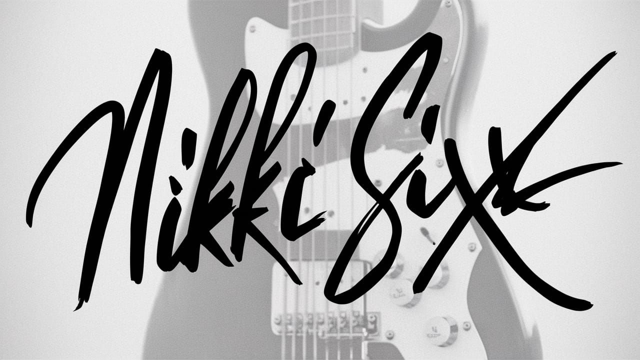 Nikki Sixx Signature with Electric Guitar
