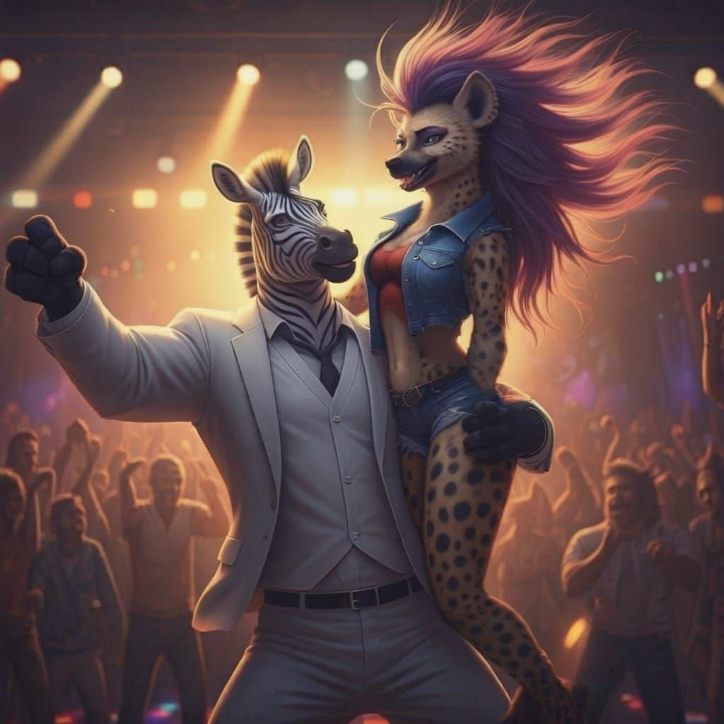 Electric Disco Royalty in Motion