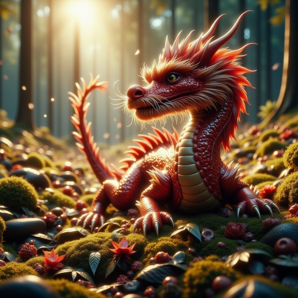 Dragon on Film: Hyperrealistic Photography