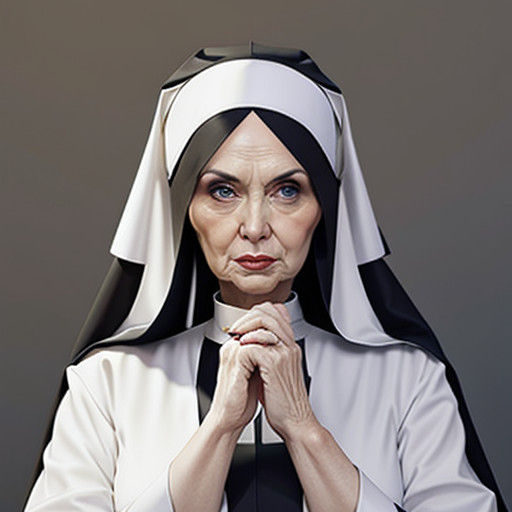 Sultry Mature Nun Radiates Warmth