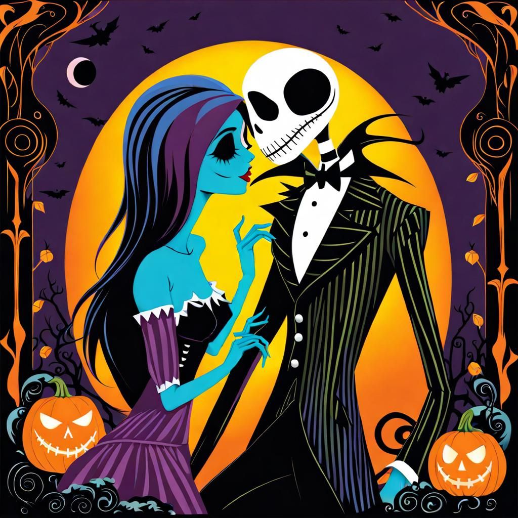 Jack and Sally: A Nightmare Before Christmas Romance