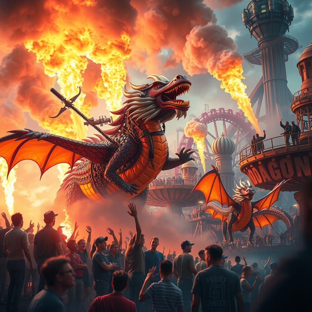 "Dragons' Den" extreme theme park