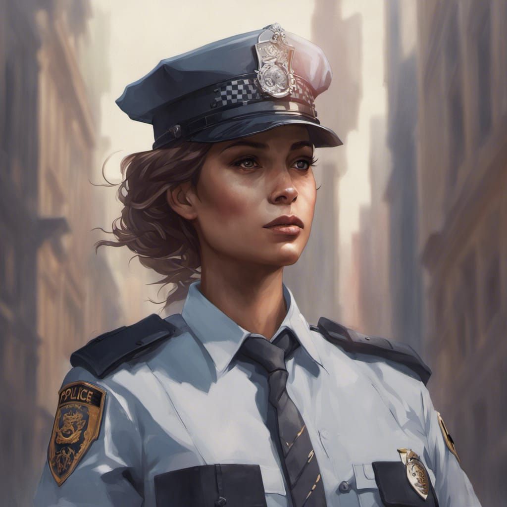 Hyperdetailed Police Officer Portrait in Unreal Engine 5