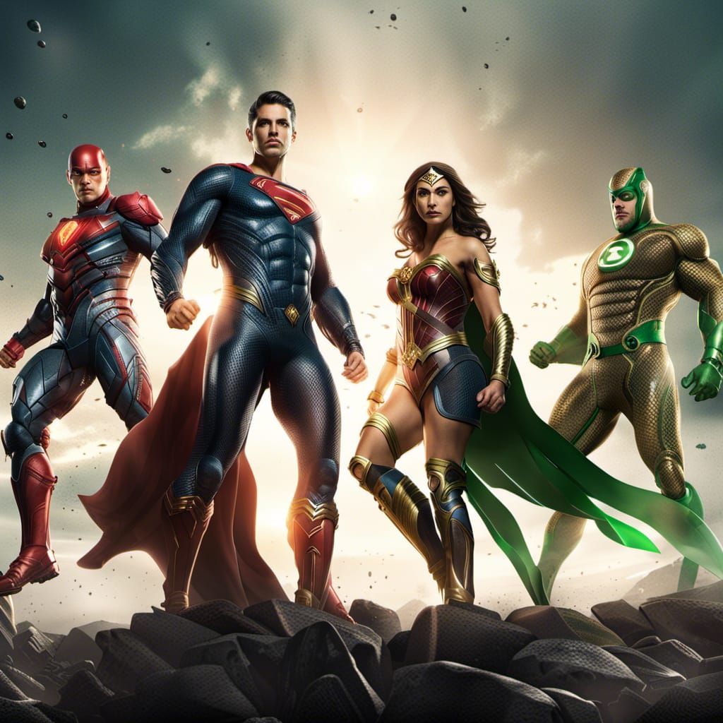 Justice League in Photorealistic 4K Action